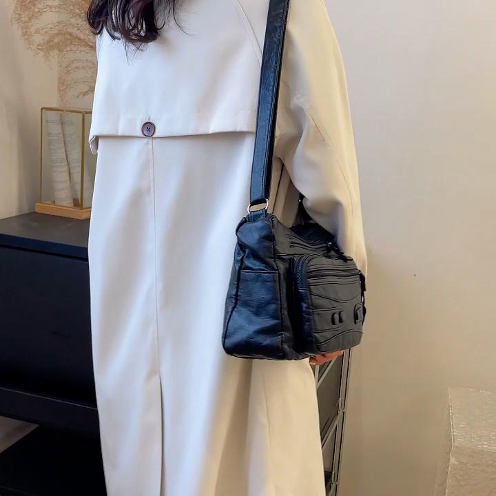 Dámská taška Kabelky Vícekapsová taška přes rameno Crossbody taška Mommy Small Square Bag