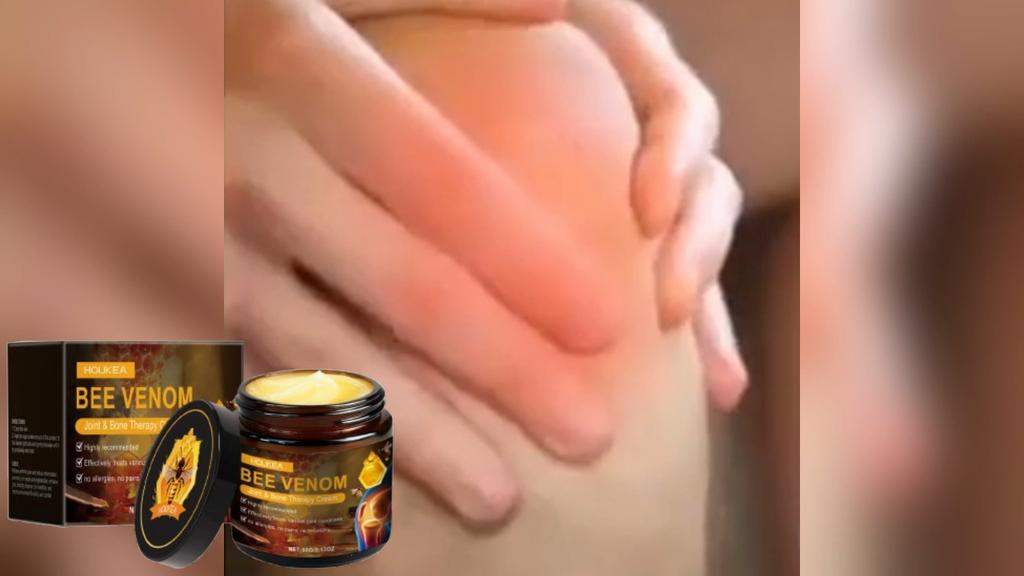 Bee Venom Joint Care Cream Gentle Ingredients Relieve Discomfort Neck Knees Legs Apply Massage Care
