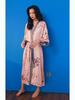 Satin Pajamas Large Size Light Luxury Ice Silk Cool Sense Pajamas Bathrobes Household Apparel