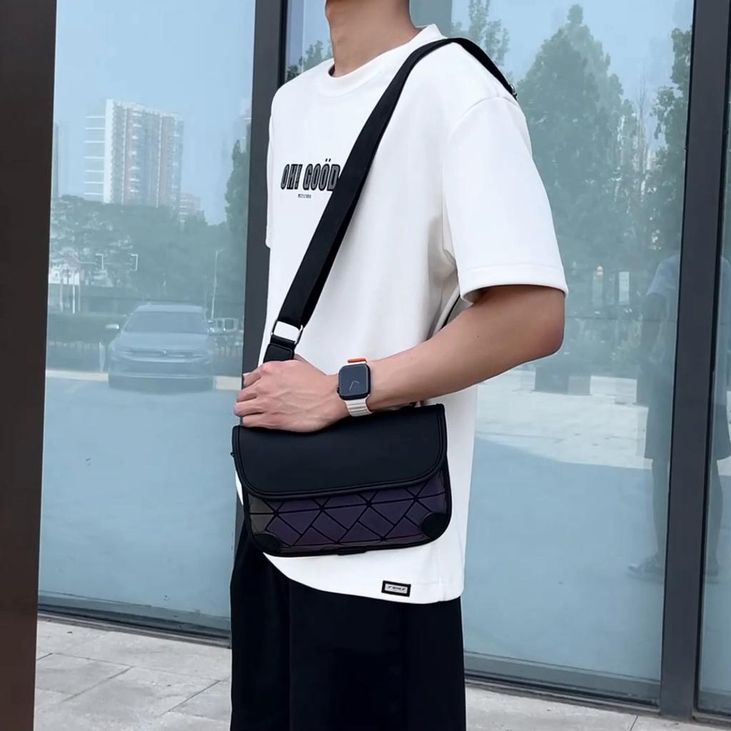 Plaid Brust Tasche Handy Tasche herren Umhängetasche Schulter Tasche