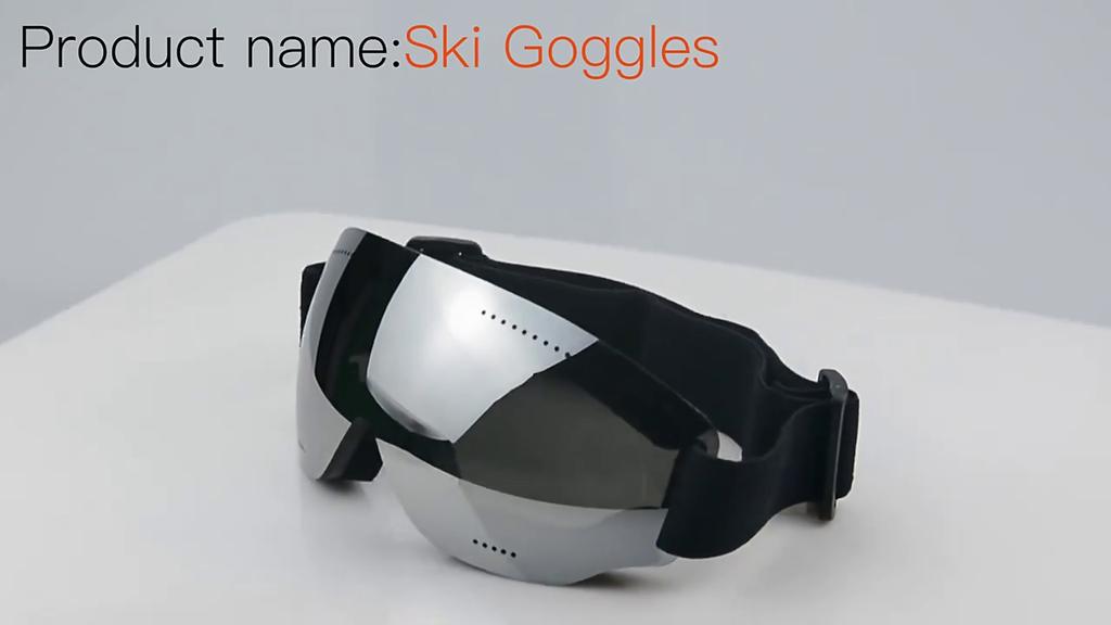 Adult Winter Single-layer Large Spherical Windproof Anti Fog Ultralight UV400 Protection Skiing Eyewear