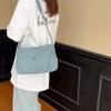 Solid Color Shoulder Bag Women's Lightweight Outdoor Small Square Bag Commuter Crossbody Bag