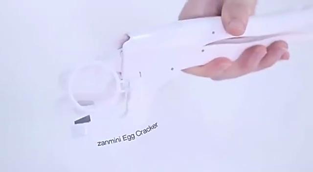 Handheld Egg Cracker, Egg Shell Remover, TV Egg Cutter, Egg Yolk Separator Kitchen Gadget