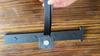 Elegant Black Magnetic Door Handle & Hinge Decor Kit for Garages and Warehouses - Easy-to-Apply,  Artificial Window Stickers