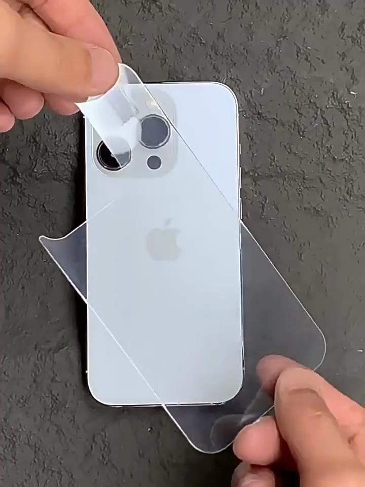 3PCS Back Screen Tempered Glass For iPhone 16 15 14 13 12 11 Pro Max Plus Mini  7/8 X XR XSmax Phones Rear Screen Protector Films
