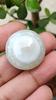 Polish Natural Banded Agate Eye Gemstone, 82.90 Carat, 27 MM Size Round.