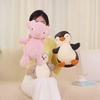 Soft Short Flannel Penguin Plush For Kids Birthday Gift And Collectible Toy