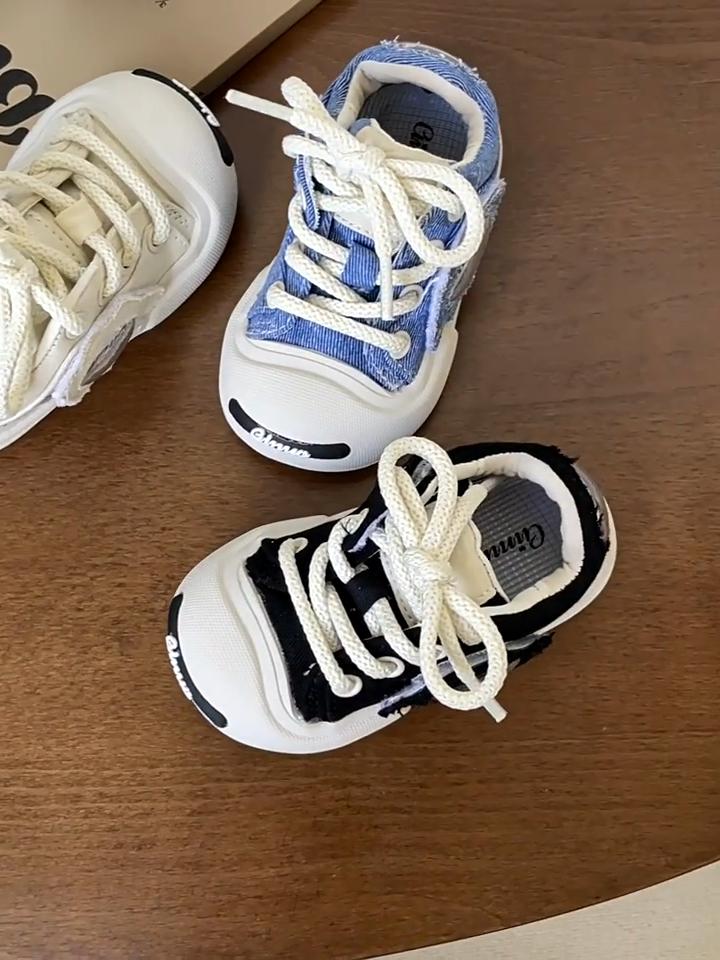 Toddler Shoes Spring and Autumn Soft-soled Baby Shoes Boys Casual Sports Shoes Children's Canvas Shoes