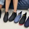 Rubber Shoes Women Waterproof Rain Boots Trend Ankle Galoshes Woman Casual Flats Working Couples Rainshoes Botas De Lluvia
