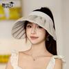 Female Sun Hat With Large Brim And Breathable Polyester For Summer Outdoor Shade