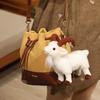 30cm Cute Cloud Sheep Plushie, Sitting Zodiac Sheep Stuffed Doll, Soft Fluffy Sheep Toy for Home Decor Birthday Gift