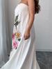 Summer European Style Fashion Casual Print Maxi Dress Women Clothing