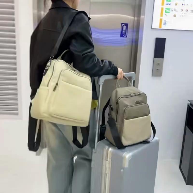 Women's Large Capacity Backpack Lightweight Nylon Travel Backpack