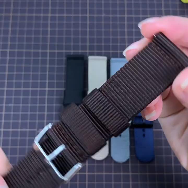 18mm 24mm 22mm 20mm Woven Nylon Watch Sport Strap Band For Samsung Galaxy 7 4 5 6 Gear S3 Classic Active 2 for Amazfit Xiaomi Huawei Fabric Band