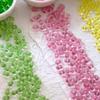 83Pcs Acrylic Translucent Peanut Beads For DIY Necklace Bracelet Earrings Jewelry Making Craft Accessories