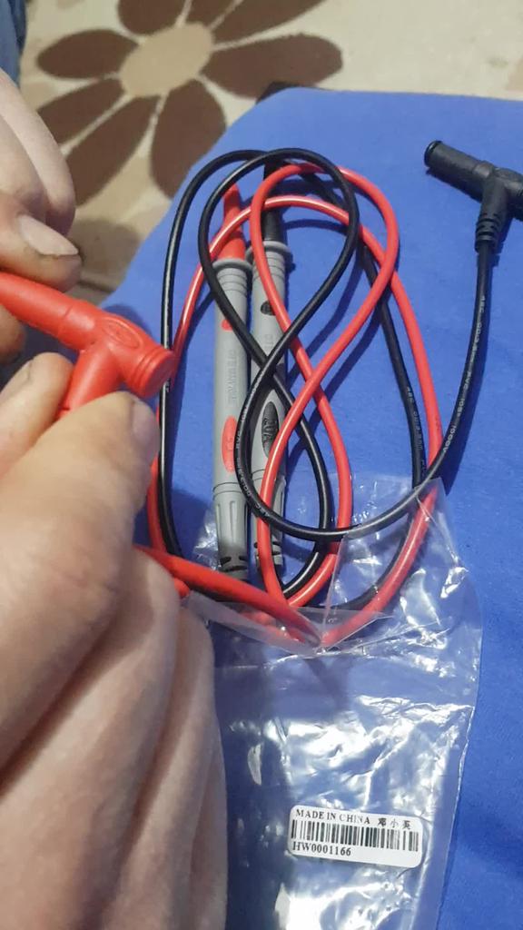 Digital Multimeter 1000V 10A Test Lead Cable Probe Pen Wire Needle Tip N7L3 A0T7