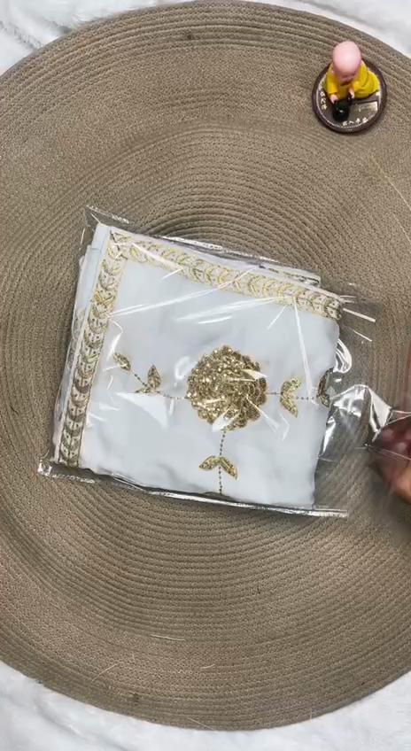 Premium  Georgette Fabrics with 3 Mm Sequence Embroidered Work and Golden Zari Thread Work
