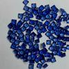 Naturalny Szafir Niebieski Cięcie Kwadratowe 7x5 mm – Partia 10 Certyfikowanych Kamieni Szlachetnych Luźnych – MULTTIQ134