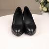 Women Dress Shoes Genuine Leather Large Size Women High Heels Spring Women Professional Shoes