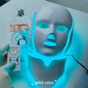 7 barev Led obličejová maska ​​Světelná fotonová terapie Akné Obličej a Dekolt Beauty Led Light Treatment Omlazení pleti
