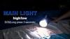 Led Searchlight Spotlight 6000mah Rechargeable Battery 15800 Lm Super Bright Flashlight Outdoor