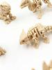 Dinosaur Skeleton Model Figurine 3D Printed Dino Bones Figures Mini Poseable Toy for Sand Dig Science Play Party Favors Puzzle