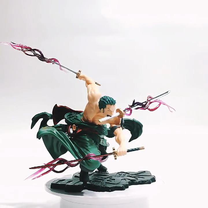 One Piece Roronoa Zoro 3 Sword Style Action Figure Santoryu Three Thousand Worlds Collectible Model Gift
