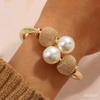 Bracelet Adjustable New Style Creative Simple Temperament Lady Pearl Spherical Geometry Atmosphere Lady Jewelry