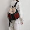 Color Block Student Schoolbag Men's Backpack Women's Large Capacity Multi-Pocket Backpack