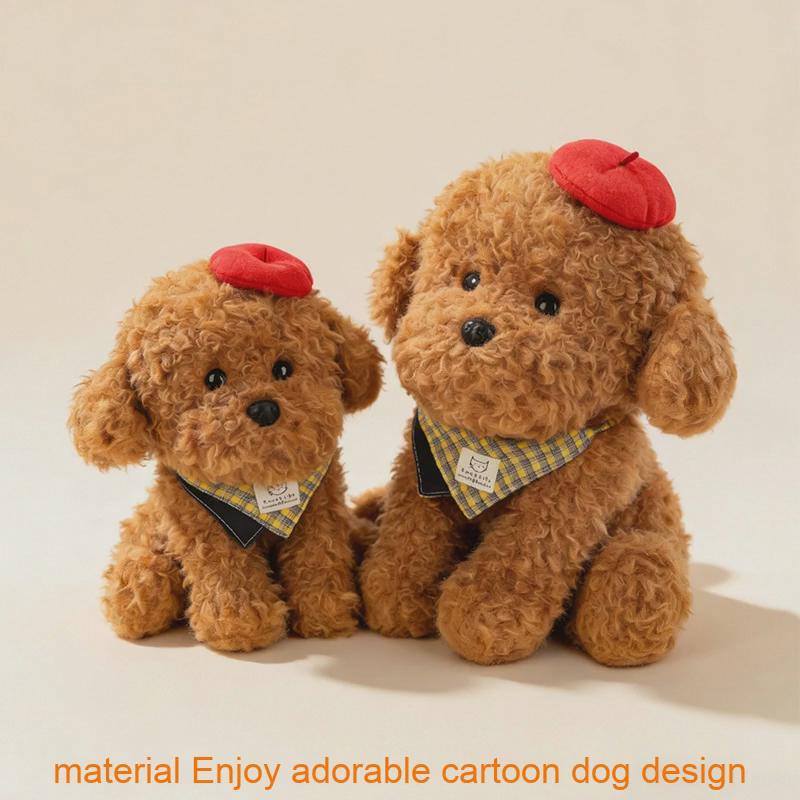 Teddy Dog Plush Toy Cartoon Stuffed Animal Gift For Kids And Collectors