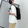 Contrast Color Backpack Men's Backpack Large Capacity Schoolbag for Students