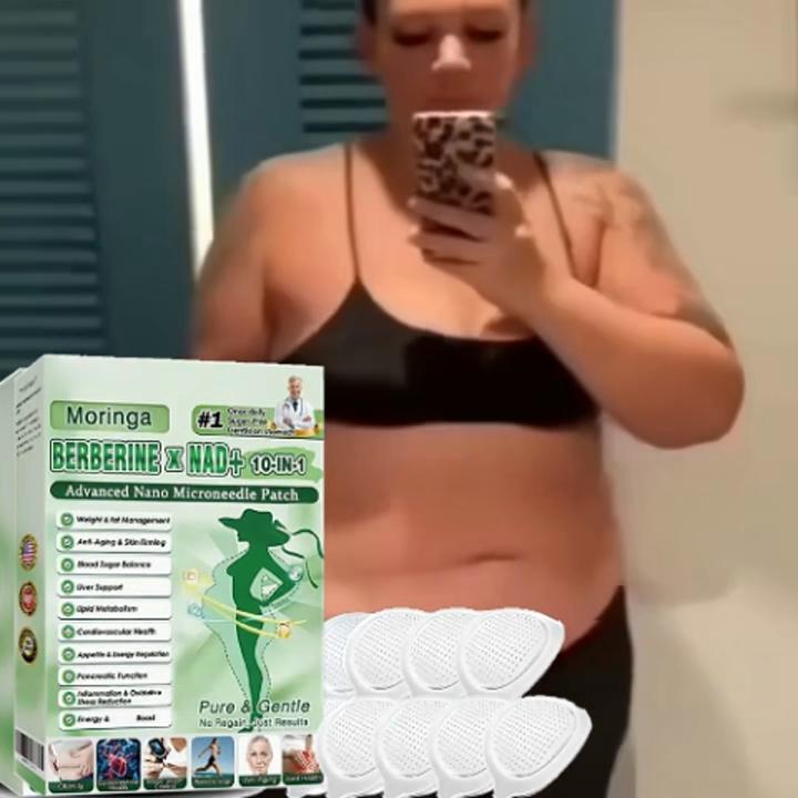 Nano Microneedle Firming Sticker - Berberine NAD+ Skin Firming & Body Shaping Patch for Women & Men, Long Lasting Care