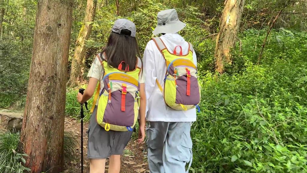 Travel Bag Large Capacity Backpack Unisex Color Block Outdoor Mountaineering Fitness Multifunctional Riding Backpack