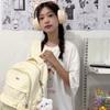 Girls Plaid Backpack Junior High School Student Schoolbag Children Large Capacity Backpack