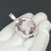 Pink Kunzite Gemstone Handmade 925 Sterling Silver Jewelry Pendant Statement Bohemian Pendant Pink Kunzite Gemstone Pendant For Gifts