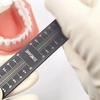 1 piece Titanium Coated Dental Papilla Gauge Papillameter  Dental Lab Tools Stainless Steel Measuring Lip Ruler
