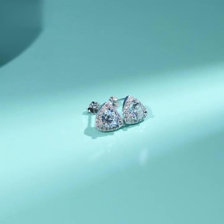 Tancise 925 boucles d'oreilles en argent Sterling Zircon boucles d'oreilles pendantes pour les femmes cadeaux de fête de mariage