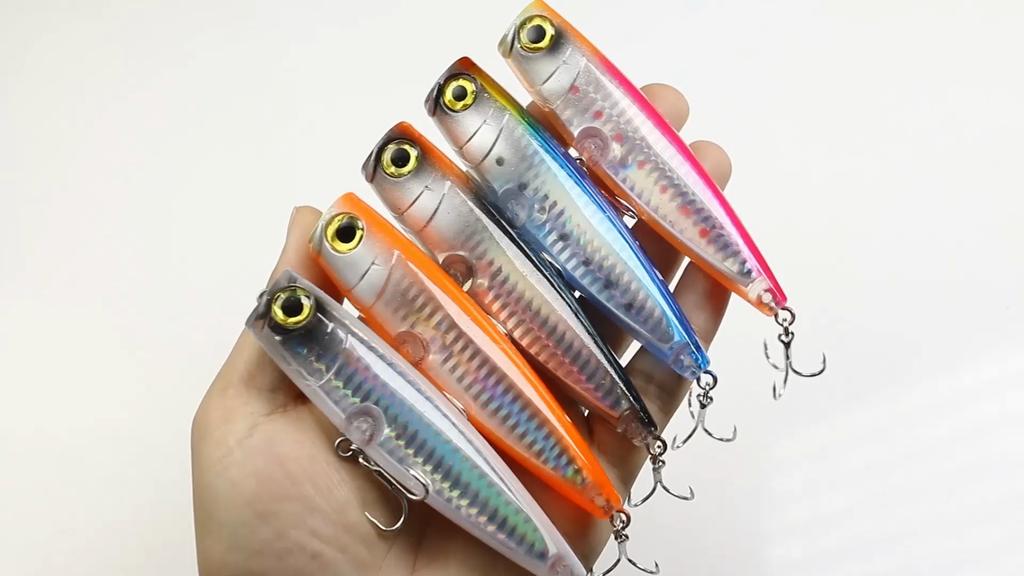Topwater Popper floats Fishing Head Lure Trolling whopper Sea Fishing Popper Lure Wobbler Baits Artificial Baits