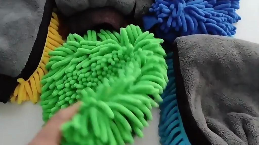 Car Washing Gloves Waterproof Chenille Gloves Car Cleaning Mitt Detailing Brush Auto Care Double-faced Glove