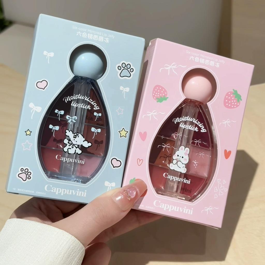 CAPPUVINI Seksfarget Speilende Lip Jelly Lipgloss