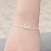 WOSTU 925 Sterling Silber Schöne Rosa Schmetterling Charm Armbänder für Frauen Hohl Insekt Zirkon Kette Link Mädchen Geburtstag Schmuck