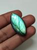 Grüner Schillernder Markise-Form Natürlicher Labradorit Cabochon Loser Edelstein, 36 Karat, 38x19x7 MM Größe.