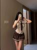 M~3XL Cosplay Costume 4pcs Sets Sexy Student Wear Cos Uniform Temptation Jk Short Skirt Uniform Suit