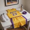 Lakers Lebron James Basketball Jersey Set With Fast Dry Fabric For Kids And Adults