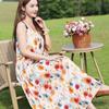 Elegant Women's Long Dresses Summer Vintage Clothes Casual Summer Dress