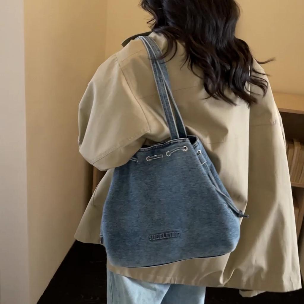 Denim Bag Women Commuter Tote Bag