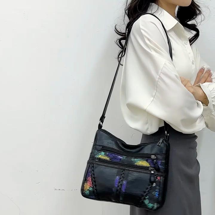Mother Bag Elderly Messenger Bag Shoulder Bag Large Capacity Women's Bag