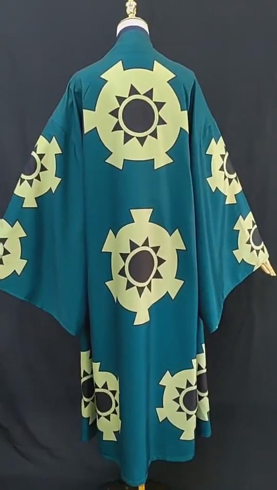 One Piece Roronoa Zoro Wano Country Cosplay Costume Kimono For Men And Women