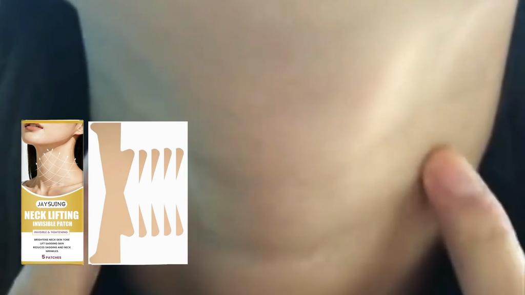 Jaysuing Invisible Neck Care Patch: Gentle daily moisturization for a comfortable neck contour and skin care