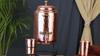 Copper Water Dispenser Set – 5 litres | Hammered Natural Finish | Includes Stand, 2 Glasses & ABS Tap | Ayurvedic Tamra Jal Water Storage Pot